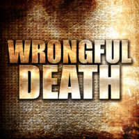 Image that reads wrongful death